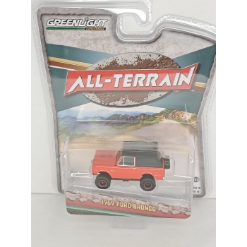 Greenlight 1:64 Ford Bronco with Soft Top 1969 poppy red